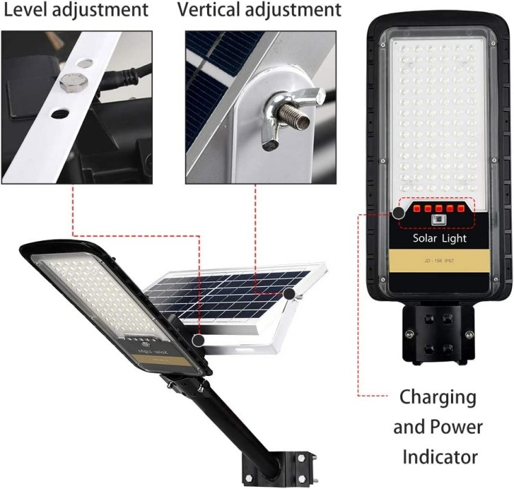 solar led street light with lithium battery