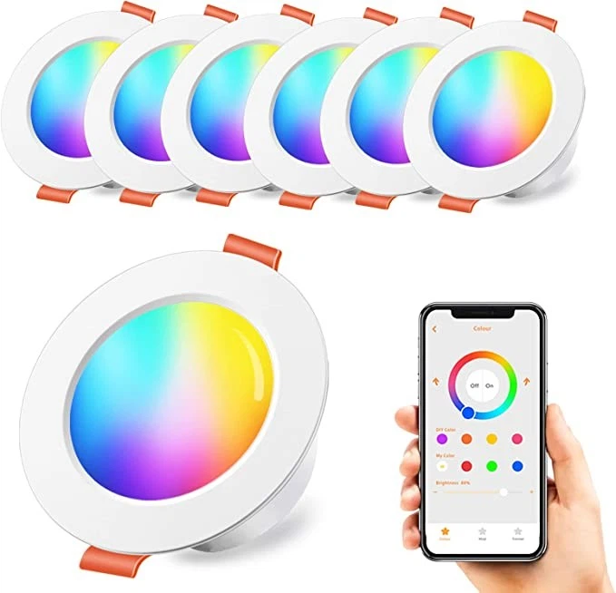 RGB Colored Reccessed Downlights