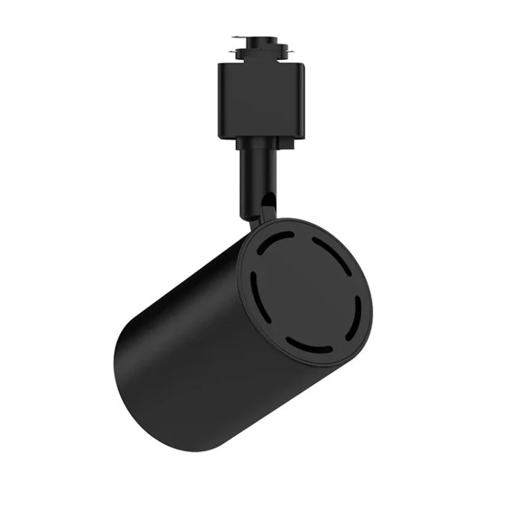 black kitchen track lighting