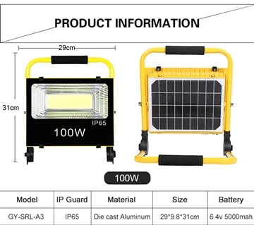 La eficiencia de las luces solares en la noche