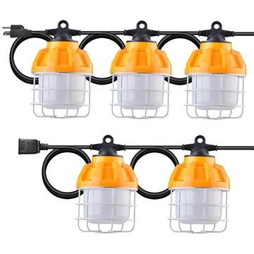 ¿Cómo cuelgo luces de cadena temporalmente?