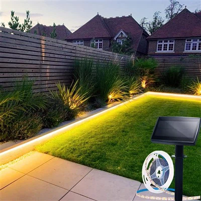 Luces de tira con energía solar