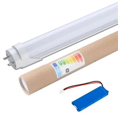 Tubo de luz con respaldo de batería