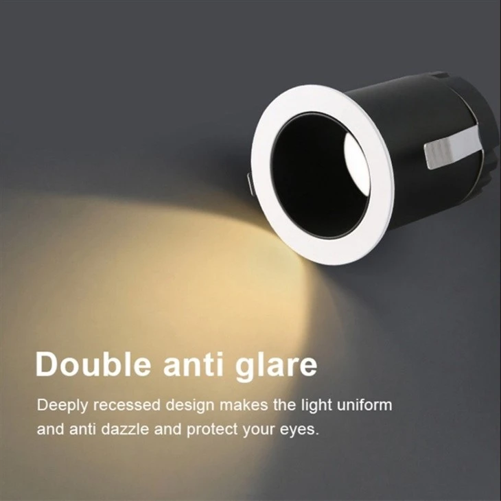 Round Mini Black Aluminum Ceiling Spot Down Light best