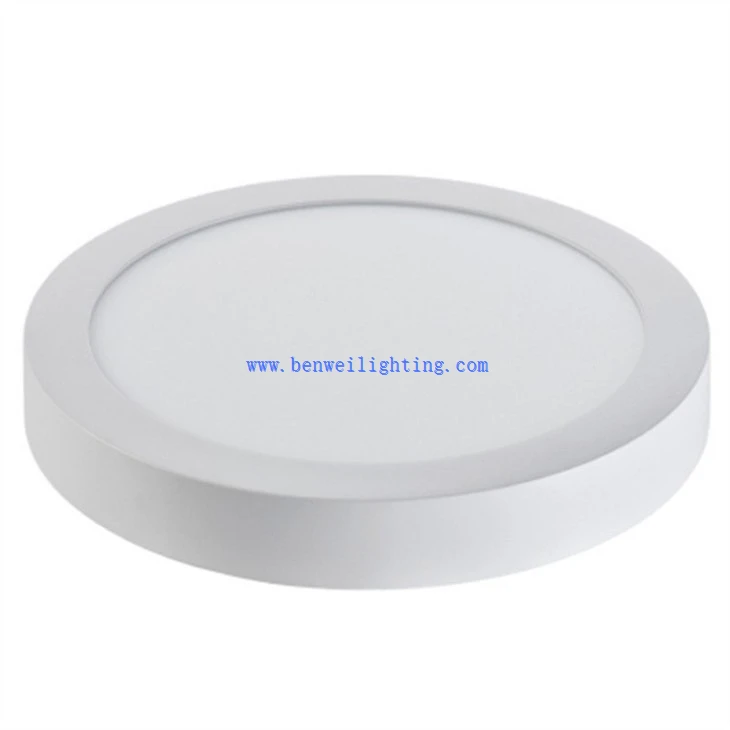 Round Slim White Ceiling Light (3)