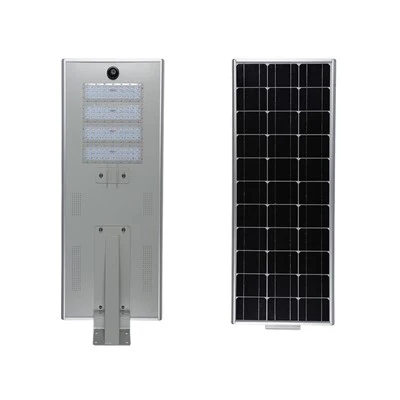Farola LED solar integrada con sensor de movimiento