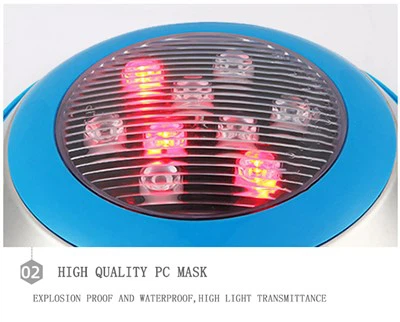 Iluminación subacuática para piscinas