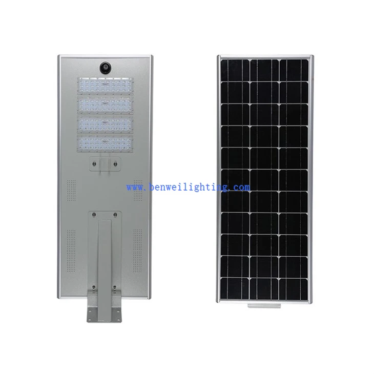 all in one 80 watts solar led street light
